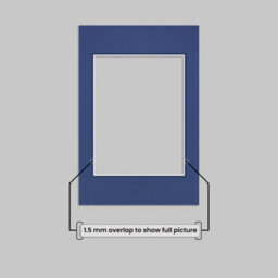 Ak Frames 6X4 Blue Picture Mounts To Fit 4X3 Aperture Size - Mount Board Only (No Frame Included) - thumbnail 4