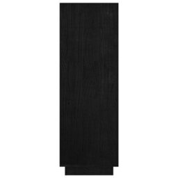 Berkfield Book Cabinet/room Divider Black 80X35X103 Cm Solid Pinewood - thumbnail 6