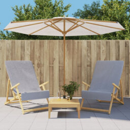 Berkfield Beach Towels 2 Pcs Grey 60X135 Cm Fabric 400 Gsm