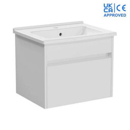 Corso Complete Rak 600 Toilet Soft Close + 600mm Wall Hung Vanity Unit Inc Basin - thumbnail 4