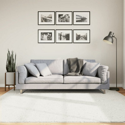 Berkfield Rug Oviedo Short Pile Cream 200X200 Cm - image 1