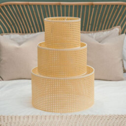 Valuelights Reni Wicker Drum Ceiling Lamp Shade (D)35Cm - thumbnail 4