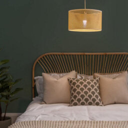 Valuelights Reni Wicker Drum Ceiling Lamp Shade (D)35Cm - thumbnail 2