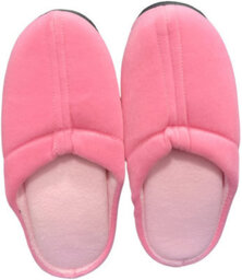 3 In 1 Cozy Fleece Blanket Slipper & Insole - Pink - thumbnail 3