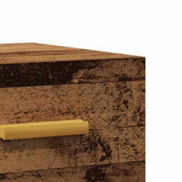 Berkfield Wall-Mounted Bedside Cabinets 2 Pcs Old Wood 35X35X20 Cm - thumbnail 8