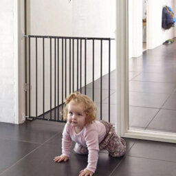 Safetots Extending Metal Screw Fit Baby Stair Gate, Black, 62.5Cm - 106.8Cm, Safety Gate For Toddler, Safety Barrier For Baby - thumbnail 9