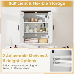 Farmhouse Wall Cabinet Bathroom Medicine Cabinet - thumbnail 5