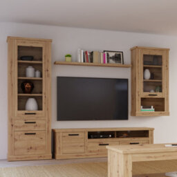 Furniture To Go Corona 140Cm Wall Shelf In Artisan Oak - thumbnail 4