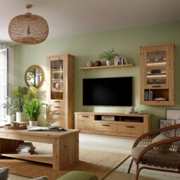 Furniture To Go Corona 140Cm Wall Shelf In Artisan Oak - thumbnail 3