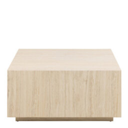 Furniture To Go Dice Square Coffee Table In Light Travertine Effect 90X90X42Cm - thumbnail 2