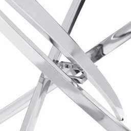 Furniture in Fashion Daytona Diva Marble Effect Round Dining Table With Chrome Legs - thumbnail 9