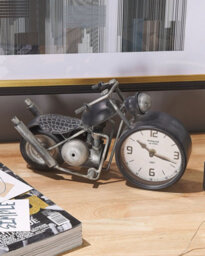 Beliani Industrial Clock Berno 30 Cm Metal Black - thumbnail 2