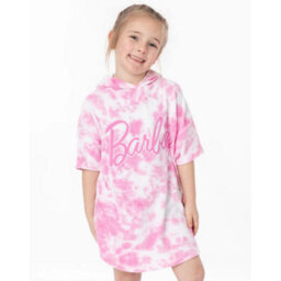 Barbie Girls Tie Dye Poncho Pink (7-10 Years) - thumbnail 4