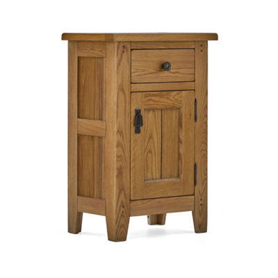 Roseland Furniture Broadway Oak Telephone Table With Cupboard - Fully Assembled By Roseland Furniutre - image 1