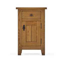 Roseland Furniture Broadway Oak Telephone Table With Cupboard - Fully Assembled By Roseland Furniutre - thumbnail 2