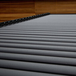 Pergostet 3M X 3M Pergola With 3 Drop Sides And Led Lighting In Grey - thumbnail 6