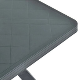 Berkfield Bistro Table Green 70X70X72 Cm Plastic - thumbnail 4