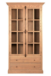 Premier Housewares Interiors By Premier Stylish American Oak Cabinet, Versatile Design Storage Cabinet, Eco Friendly Wooden Bedisde Cabinet - thumbnail 1
