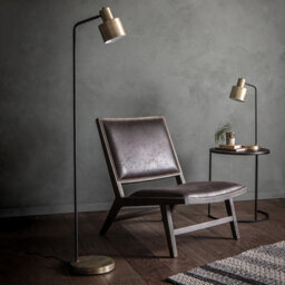 Luminosa Lighting Luminosa Mayfield Task Table Lamp Matt Antique Brass Plate, Matt Black - thumbnail 3