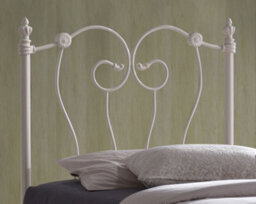 Save On Goods UK 3Ft Single  Ivory Cream White Metal Tubular Bed Frame,traditional,ornate,curved,victorian - thumbnail 5