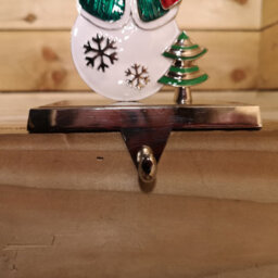 Samuel Alexander 17 Cm Snowman In A Top Hat And Scarf And Festive Christmas Tree Stocking Hanger In Colour - thumbnail 4