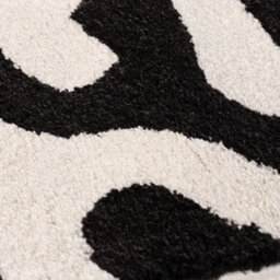The Rugs Joli Black And White Abstract Doodle Rug Soft Dense Pile Easy To Clean And Pet Friendly For Living Rooms And Bedrooms - thumbnail 6