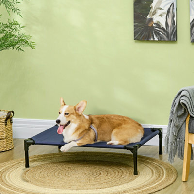 Pawhut Elevated Pet Bed Cool Cot Dog Sleep Folding Indoor Outdoor Camping 76Lcm - image 1