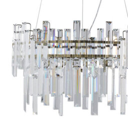 Pagazzi Lighting Pagazzi Onega 3 Light Antique Brass & Glass Pendant Ceiling Light - thumbnail 4
