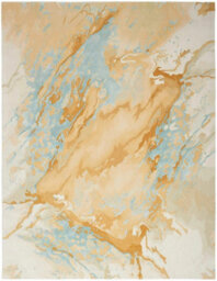Prismatic Prs36 Sand Blue Wool Rug By Nourison-236Cm X 297Cm - thumbnail 6