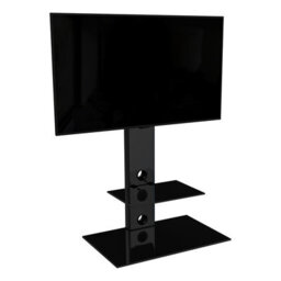 "Avf Lesina 70Cm Pedestal Tv Stand, For Tvs 32-65"" - Black" - thumbnail 5