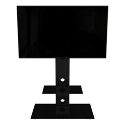 "Avf Lesina 70Cm Pedestal Tv Stand, For Tvs 32-65"" - Black" - thumbnail 3