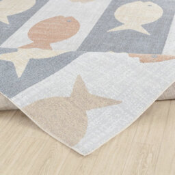 Livabliss Lillian-Kids Beige Orange Grey Yellow Washable Rug For Children's Rooms 80 X 150 Cm Easy Care, Non Shedding - thumbnail 4