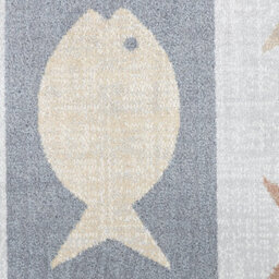 Livabliss Lillian-Kids Beige Orange Grey Yellow Washable Rug For Children's Rooms 80 X 150 Cm Easy Care, Non Shedding - thumbnail 7