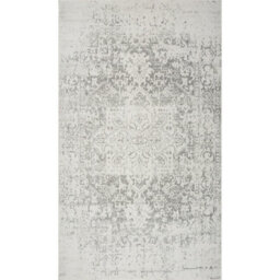 Livabliss Harput-Vintage Grey Blue Orange White Traditional Boho Living Dining Bedroom Rug 80 X 150 Cm Easy Care, Non Shedding - thumbnail 1