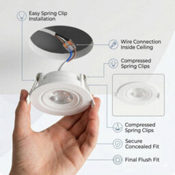 Recessed Led Spot Lights Ceiling Downlight Surface Downlight Power 7W - thumbnail 4