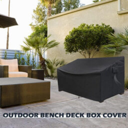 Outdoor Storage Bench Cover, Waterproof Covers For Patio Benches Seating Cabinet - thumbnail 5