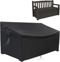 Outdoor Storage Bench Cover, Waterproof Covers For Patio Benches Seating Cabinet - thumbnail 1