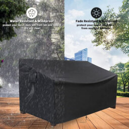 Outdoor Storage Bench Cover, Waterproof Covers For Patio Benches Seating Cabinet - thumbnail 3
