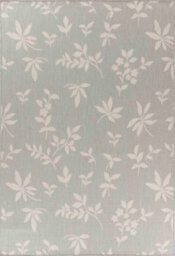 Modern Floral Design Outdoor-Indoor Rugs Silver 50X80 Cm - thumbnail 4