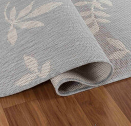 Modern Floral Design Outdoor-Indoor Rugs Silver 50X80 Cm - thumbnail 3
