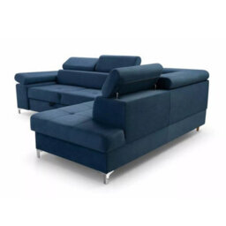 Madryt L-Shaped Corner Sofa Bed With Storage Pull Out Sleep Function Green Right Corner Side - thumbnail 8