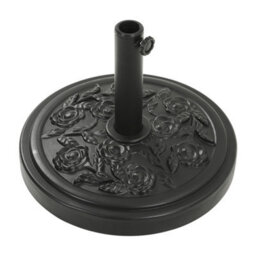 Thehotsale 3-Tier Dark Grey Umbrella With Solar Lights And Concrete-Filled Patio Umbrella Stand - thumbnail 7
