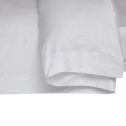 Belledorm 400 Thread Count Egyptian Cotton Oxford Duvet Cover White (Kingsize) - thumbnail 2