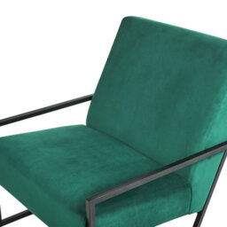 Beliani Armchair Delary Velvet Emerald Green - thumbnail 6