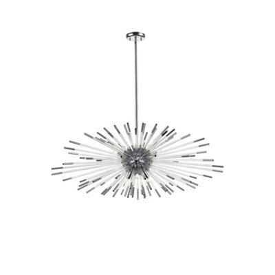 Luminosa Lighting Luminosa Evasian Pendant Light Spherical, Chrome, 9X G9 - Uk Stock - image 1