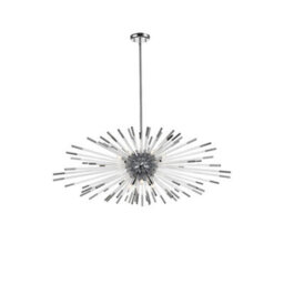 Luminosa Lighting Luminosa Evasian Pendant Light Spherical, Chrome, 9X G9 - Uk Stock - thumbnail 1