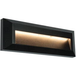 2 Pack Outdoor Pathway Guide Light - Indirect 2W Warm White Led - Black Abs - thumbnail 3