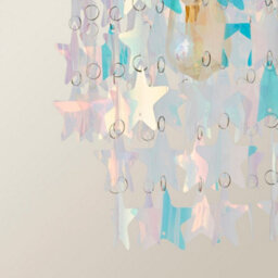 Valuelights Orla Iridescent Stars Ceiling Lamp Shade And Bulb - thumbnail 4