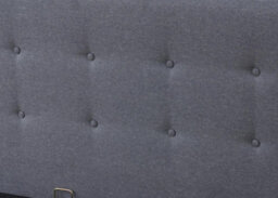 Outdoor Living (NW) Ltd The Oslo Grey Linen Tufted Ottoman Bed Frame - King - thumbnail 5