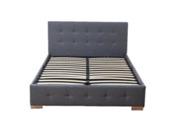 Outdoor Living (NW) Ltd The Oslo Grey Linen Tufted Ottoman Bed Frame - King - thumbnail 6